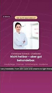 So gefährlich ist Schuppenflechte - Vortrag von Harzklinikum Chefärztin Christiane Schreck