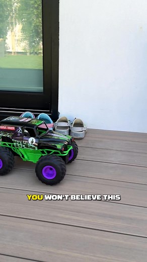 You’ve never seen anything like this! A Grave Digger RC that crashes and gets wrecked… then repairs itself and keeps going! | Spin Master Global | Facebook