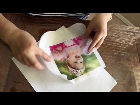 How to Print on Tissue Paper. Photo Transfer on Canvas. Image Transfer. (007)