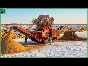 Dangerous Tree Shredder and Wood Chipper Machines | World's Fastest Firewood Processing Machine #43