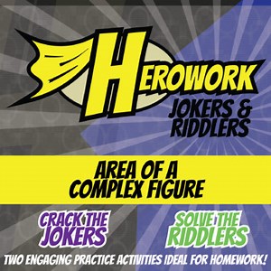 Area of Complex Figures Printable Activities - Herowork Worksheets
