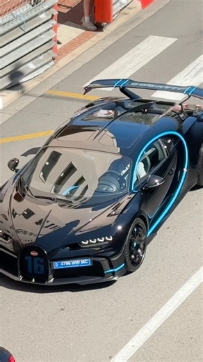 À Stunning New Bugatti Chiron Pur Sports #cruising #fairmont #hairpin #monaco #grandprix #historique