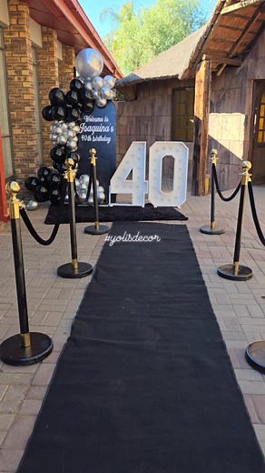 #40andfabulous #yolisdecor Hey now 40s gang | Yoli's Decor & Rentals