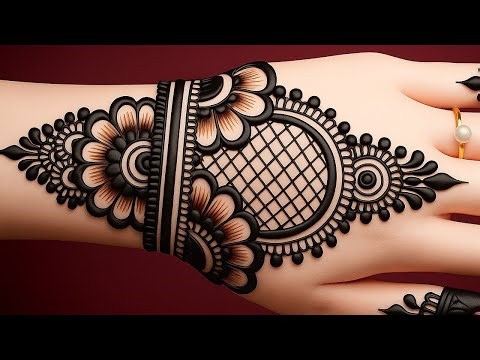 Latest Simple Mehndi design back hand | Easy Mehndi designs | New Mehandi design | mehandi | mehendi