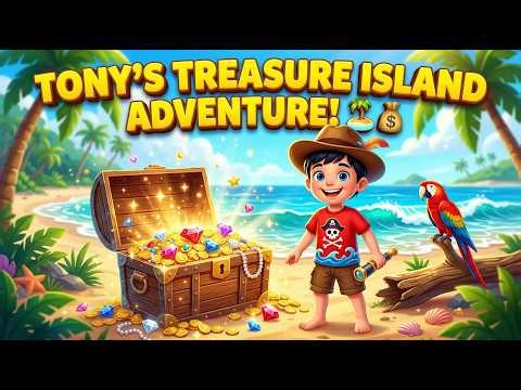 Tony Found Real Treasure on a Secret Island! 😱💰🏝️ | Hidden Treasure Hunt & Fun Learning Video