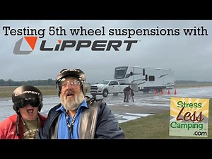 Testing fifth wheel suspension advances on the track with Lippert