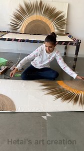 2.8M views · 6.9K reactions | All the most amazing old broom and cardboard reusing ideas you never want to miss - creative wall decor | Hetal's Art - Creation | Facebook