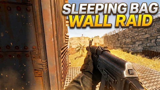 Raiding strategies: Sleeping bag and angle through a wall