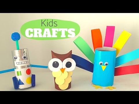 Manualidades con material reciclado para niños | Reciclaje Rollos de Papel | Paper Roll Crafts