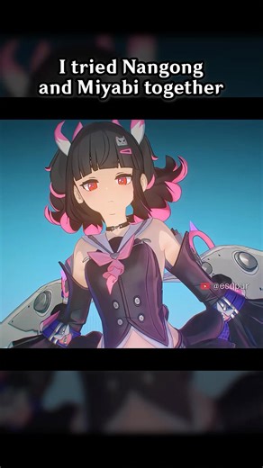 I tried Nangong and Miyabi together