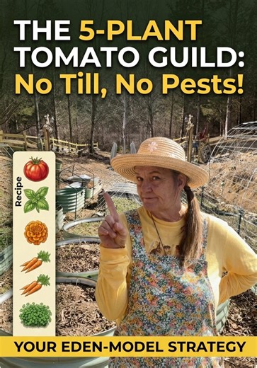 How to Plant a Tomato Guild for Better Flavor and Fewer Pests Regenerative gardening and Heirloom tomatoes thrive in a living ecosystem. If you want to stop tilling and build soil health, you need to stop leaving your soil bare. In this video, I’m sharing the