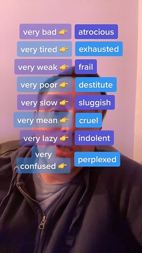 5.3K views · 119 reactions | 8 ways to avoid using very #english #learnenglish #writing #ingles #inglese | Knoxstudy | Facebook