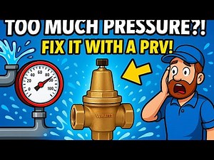 FIX HIGH Water Pressure FAST with a Watts PRV | Plumbing TIPS