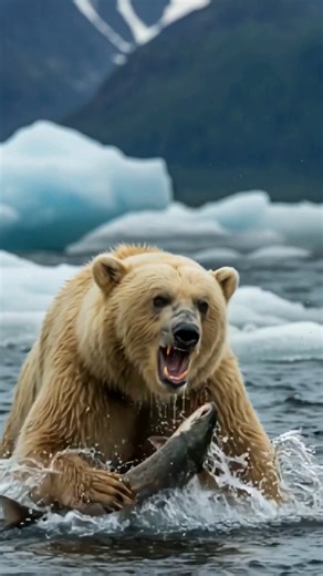 Ferocious Polar Bear vs. Whale Witness a breathtaking 8K cinematic capture of a massive white bear in a dramatic battle with a stranded whale. Featuring hyper-realistic details, crashing ocean waves, blood-streaked snow, and a stormy polar sky—this wildlife encounter is raw nature at its most intense. 🔹Hashtags: #WildlifePhotography #PolarBear #NatureBattle #CinematicNature #8KWildlife #HyperRealism #IcyWilderness #PredatorVsPrey #ArcticScene #NatureRaw #WhaleHunt #FrozenTundra #AnimalKingdom #