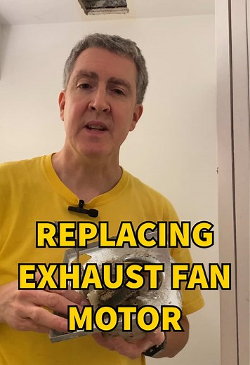 Replace Your Bathroom Exhaust Fan Motor Easily