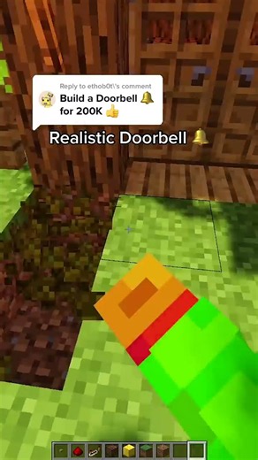 Minecraft realistic doorbell tutorial