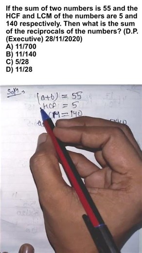 1 Golden Formula Solves Every LCM & HCF Question! 🧠⚡