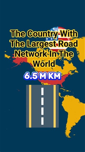 The Country With The Largest Road Network In The World.