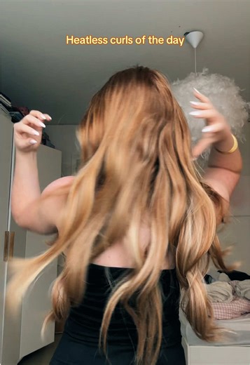 #heatlesscurls #heatlesshairstyles #blowoutstyles #hairinspo #girlyaesthetic