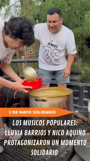 Hoy no fue un día más. Pensaron en las familias que no pudieron darse el gusto de su porción de locro… y decidieron hacer algo. Gracias a la amiga Eli y a estos músicos de gran corazón, muchas familias pudieron llevarse un plato de comida caliente, con pan y mucho amor. Hasta el 🐕 fue parte de esta movida solidaria. Gestos que realmente hacen la diferencia. Gracias a Dios por permitir ayudar desde el corazón ❤️ #Solidaridad #AyudarHaceBien #1DeMayo #TrabajoConCorazon #ResistenciaChaco @LA Sonor