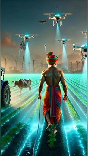 kisan pahucha 2050 ki duniya men #shorts