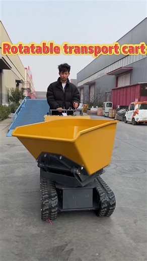Testing the Mini Dumper for Construction Projects
