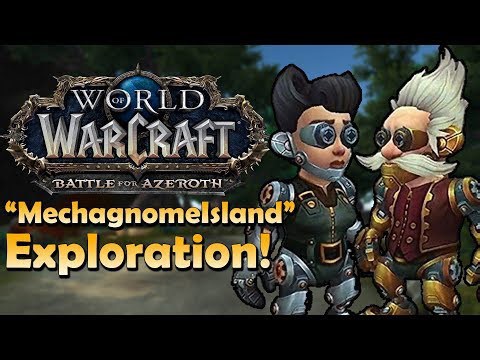 Very Early MECHAGON? "MechaGnomeIsland" Exploration! | Battle for Azeroth