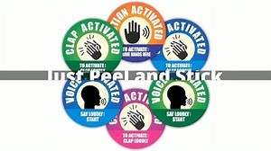 Watch Fake Voice Motion Clap Activated Funny Gag Prank Stickers on Amazon Live