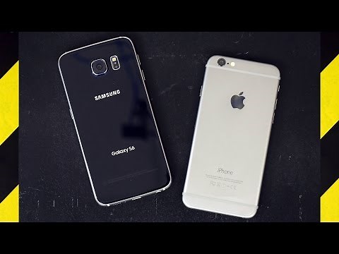 Galaxy S6 vs. iPhone 6 Drop Test!