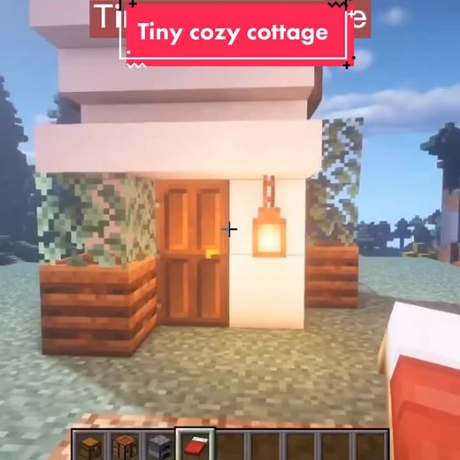 Charming Tiny Cozy Cottage Build in Minecraft
