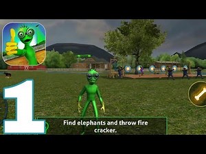 Grandpa Alien Escape game - Level 1-4 Gameplay Walkthrough PART 1 (iOS, Android)