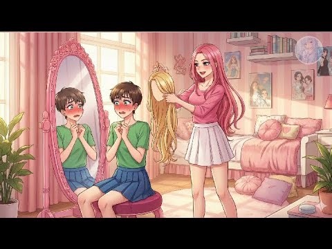 The Makeover Prank | TG Transformation Comic | Form Boy To Girl Transformation
