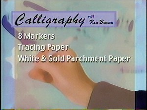 [Vintage VHS] Calligraphy with Ken Brown: Chancery Cursive