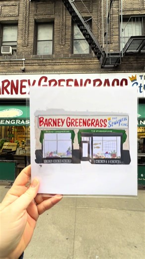 Barney Greengrass: Capturing NYC Storefront Illustrations