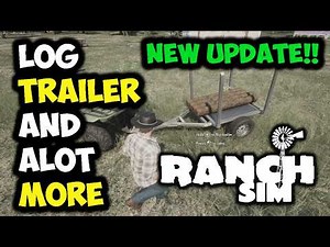Ranch Simulator - LOG TRAILER and HORSE BREEDING