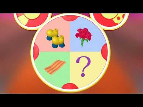 Picking The Mouseketools in Clarabelle's Clubhouse Mooo-sical Pt 1 Suction Cup Shoes