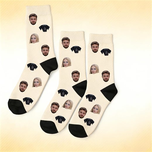 Him or Best Friends, Custom Face Socks, Personalized Photo Socks, Picture Socks, Face on Socks, Customized Funny Photo Gift for Her - Etsy