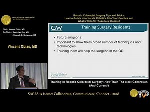 Training in robotic colorectal surgery: How to train the next generation (and current)!
