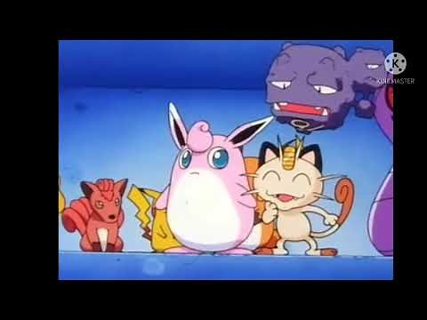 Wigglytuff used double slap on meowth | Team rocket funny moments | Pokemon funny moments