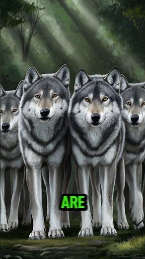 Gray Wolves: Pack Dynamics Explained #graywolves #facts #shorts