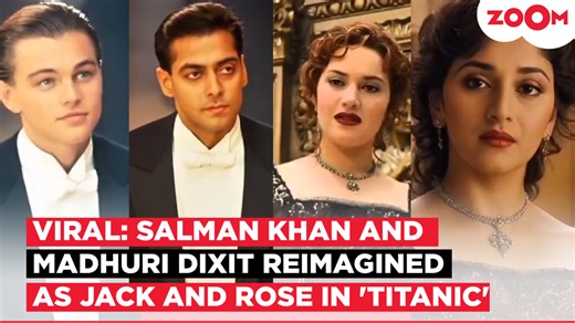 Salman Khan as Leonardo DiCaprio and Madhuri Dixit as Kate Winslet, actors' AI generated videos as 'Titanic' stars go viral