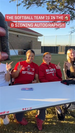 Texas Tech Softball is at John Walker Soccer Complex tonight! Meet your 2026 Red Raider softball team and snag an autograph while you’re here! | Texas Tech Athletics