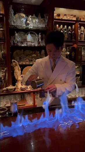 【カクテルアワード優勝】バーテンダー駒井優三による炎のカクテル Fire Cocktails Made by Cocktail Award Winner BAR CENTIFORIA 麻布十番