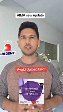 Portugal TRC Renewal Update 2026 | Avoid Upload Error | Auto Renewal Portugal #portugal #aimaupdate