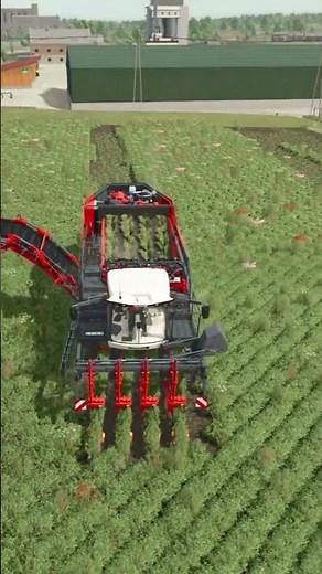 Close-Up Harvesting Machine | Farming Simulator Gameplay #shorts