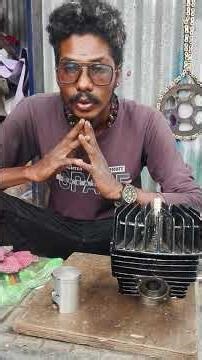 Kawasaki KB 100 full and full head and bore air dynamic this world is King.. and customer 😒