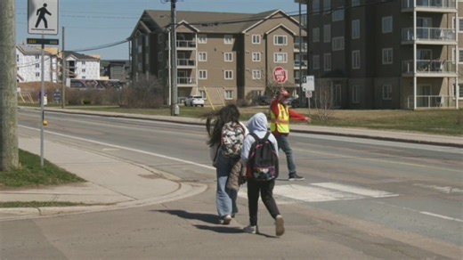 Moncton crossing guard urges drivers to slow down