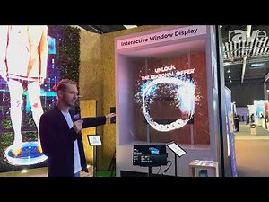 ISE 2023: HYPERVSN Demonstrates Holographic Interactive Window Display for Customer Experience