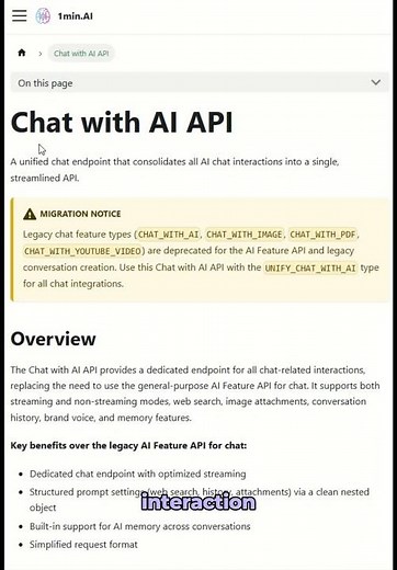 One API for GPT, Claude, Gemini, DeepSeek and Llama | 1min.AI Chat with AI API