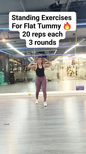 21K views · 193 reactions | Beginner Standing Exercises for Flat tummy  | Coach Elvie | Facebook